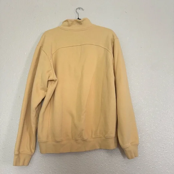 Cutter & Buck Cotton Quarter Zip Pullover in Yellow - Picture 2 of 6